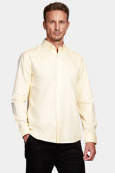 Camisa Manga Longa Move Regular Oxford Button-Down Amarelo