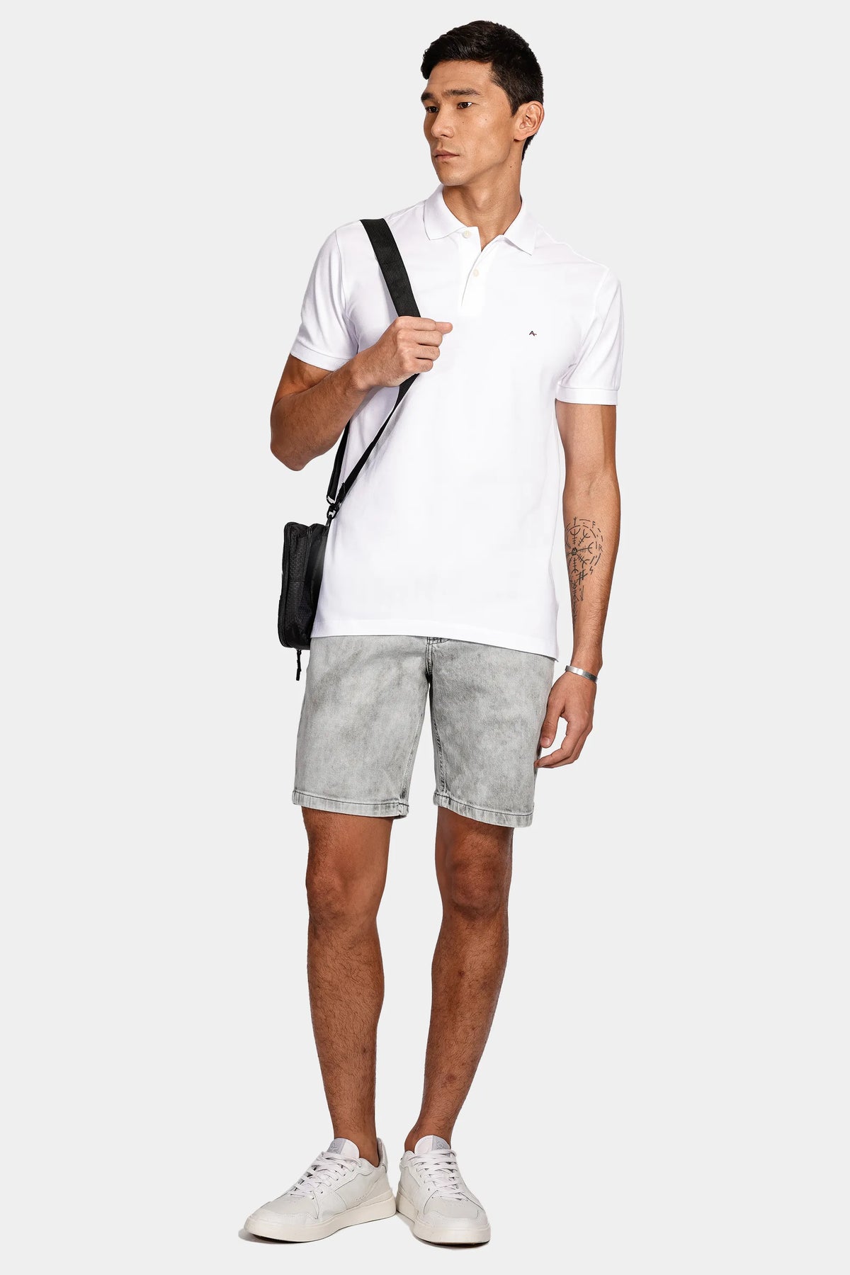 Polo Básica Piquet Branco