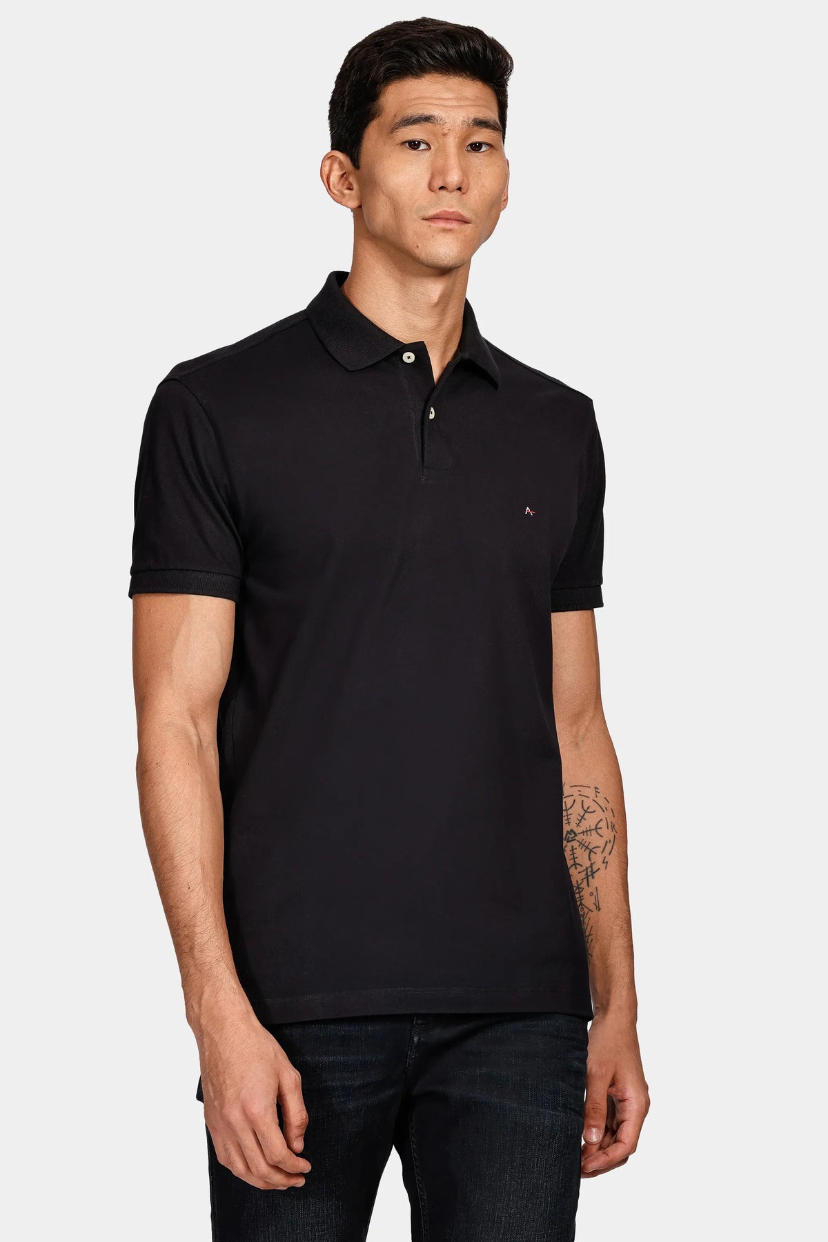 Polo Básica Piquet Preto