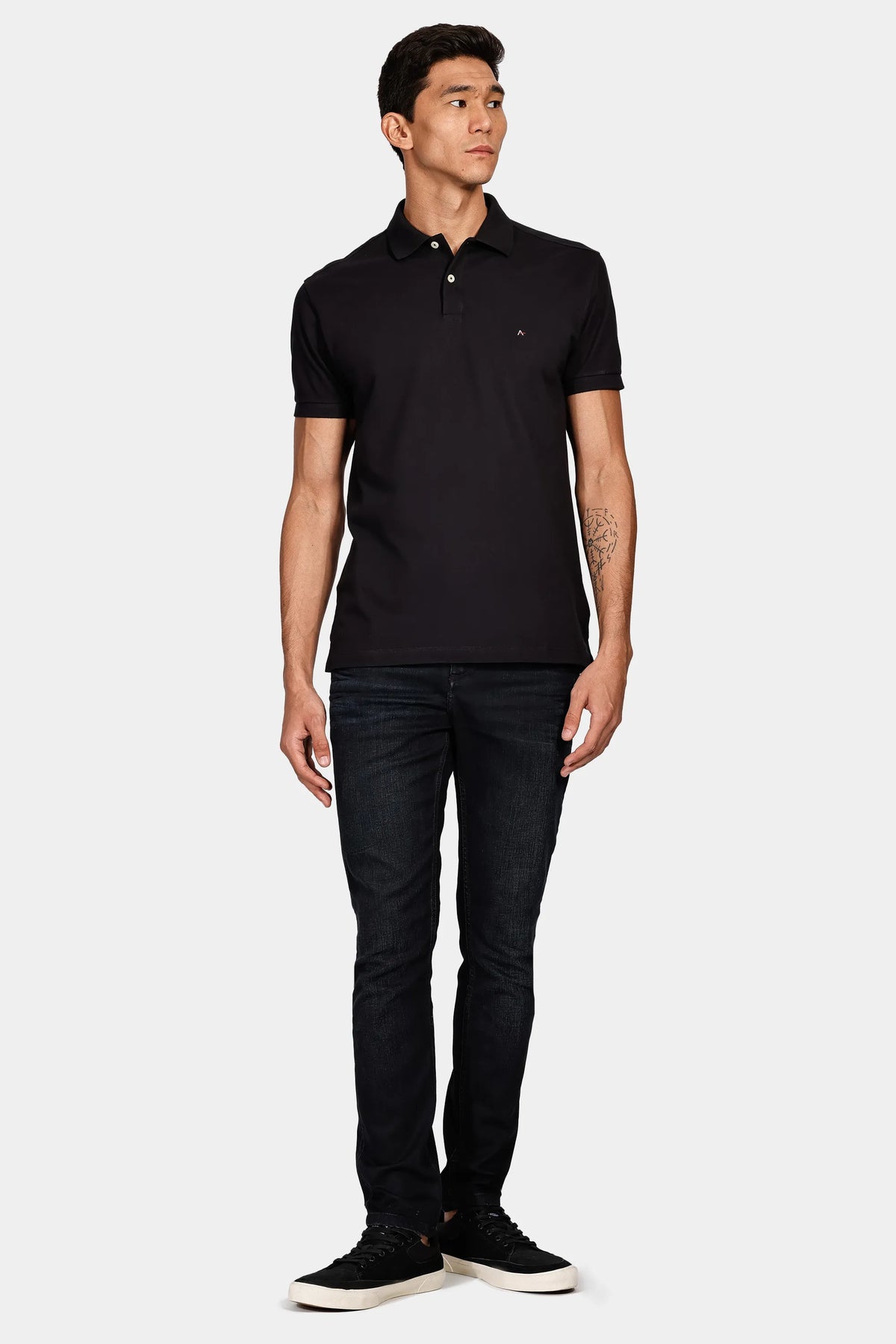 Polo Básica Piquet Preto